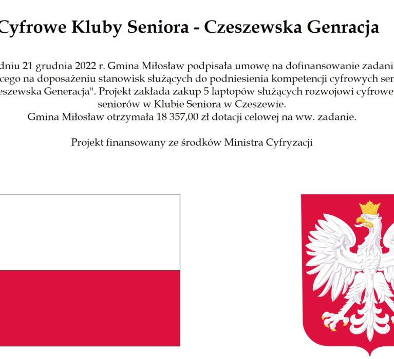 Cyfrowe Kluby Seniora – Czeszewska generacja