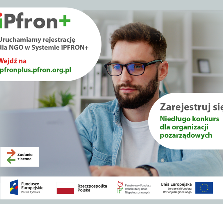 Rejestracja dla NGO w Systemie iPFRON+