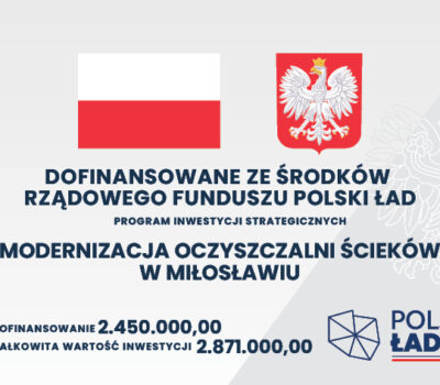 Modernizacja oczyszczalni ścieków w Miłosławiu