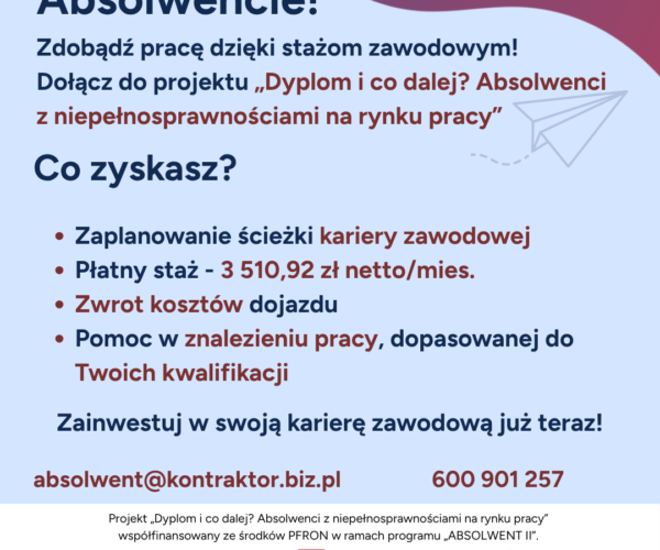 Aktywizacja zawodowa osób z niepełnosprawnością
